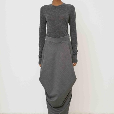 Architectural Draped Skirt