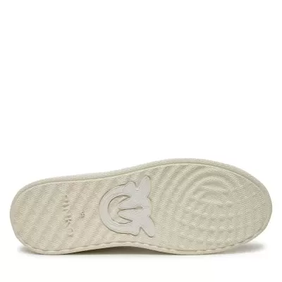 Mandy silver and beige sneakers