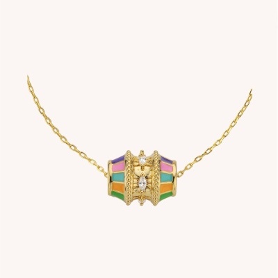 MYA-BAY Rainbow Talisman Necklace MYA-BAY Rainbow Talisman Necklace
