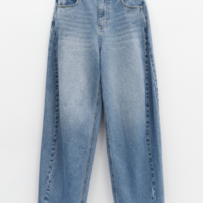 Denim Trousers in Light Blue
