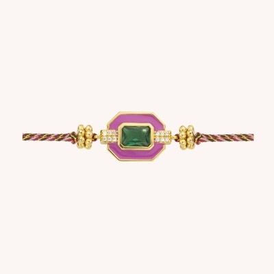 MYA-BAY Fuchsia Arte Deco Bracelet