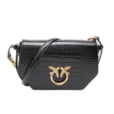 Love Click Exagon Classic Croc-Embossed Bag
