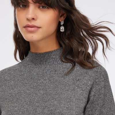 Top with micro-sequins