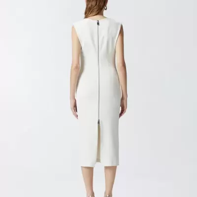White Longuette Dress