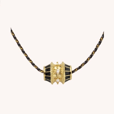 MYA-BAY Black Talisman Necklace