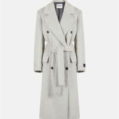 Iceberg long wool-blend coat