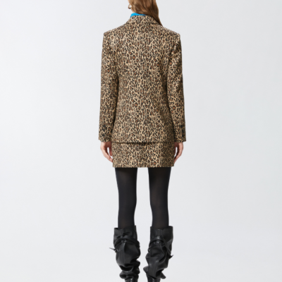 Blazer with Spotted Pattern Blazer with Spotted Pattern