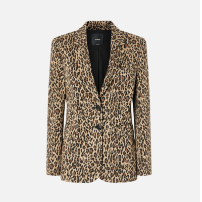 Blazer with Spotted Pattern