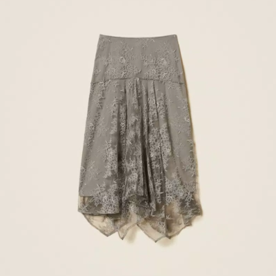 Long lace skirt