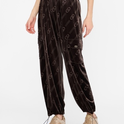 Chenille jogging pants