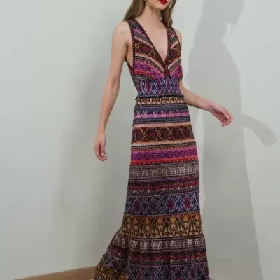 Long Knit Dress Celia