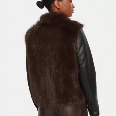 Panelled-design long-sleeve jacket Panelled-design long-sleeve jacket