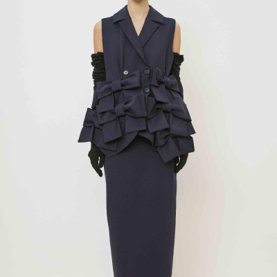 Structured Bow Gilet