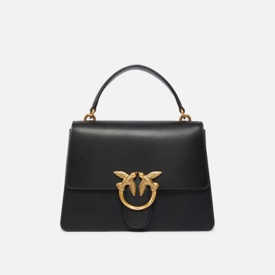 Black Mini Love Bag One Top Handle Light