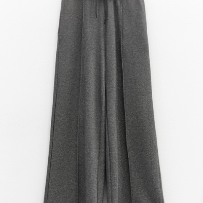 Wide Technical Jersey Trousers