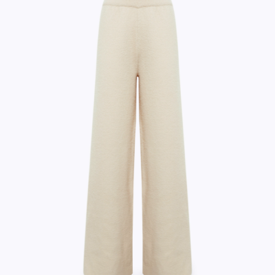 Fur Effect Yarn Pants