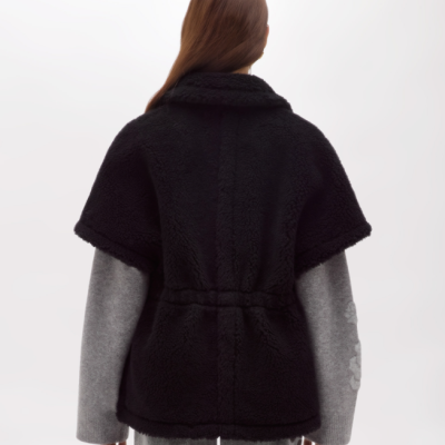 Faux Fur Kimono Gilet