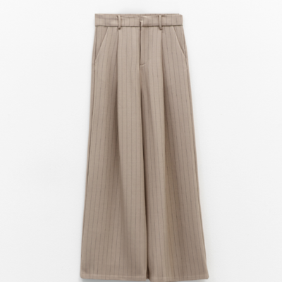 Pinstripe Tailored Trousers