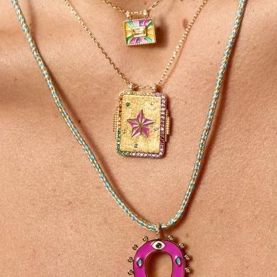 MYA-BAY Rainbow El Paso Necklace MYA-BAY Rainbow El Paso Necklace