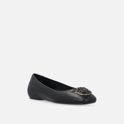 Flat nappa leather ballet flats