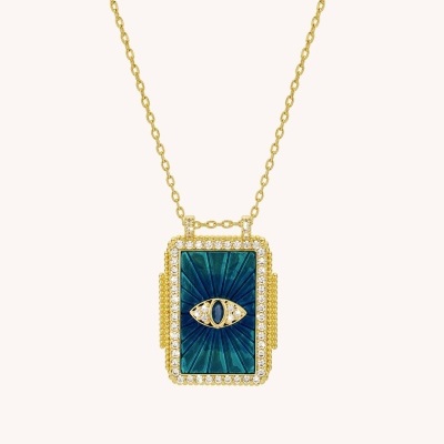 MYA-BAY blue eye bohème necklace MYA-BAY blue eye bohème necklace