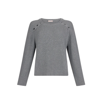 Pearl-grey viscose knit