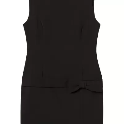 Bow-detail sleeveless mini dress
