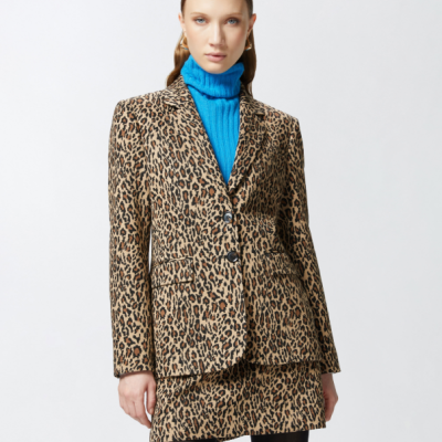 Blazer with Spotted Pattern Blazer with Spotted Pattern