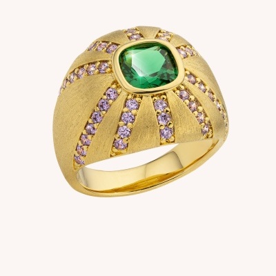 MIA-BAY Green California Ring