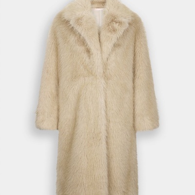 Faux fur jacket