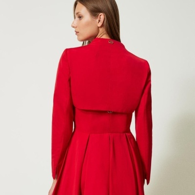 Taffeta shrug