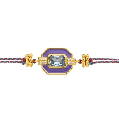 MYA-BAY Purple Art Deco bracelet
