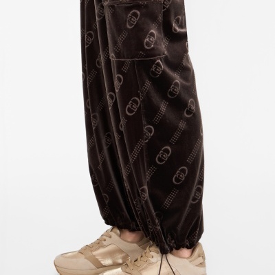 Chenille jogging pants