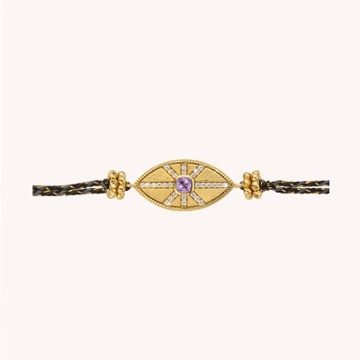 MYA-BAY Purple California Iris Bracelet