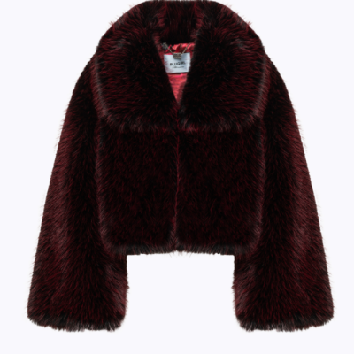 BOXY JACKET IN FAUX FUR