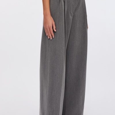 Palazzo trousers with belt