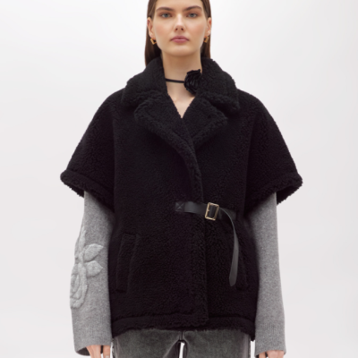 Faux Fur Kimono Gilet