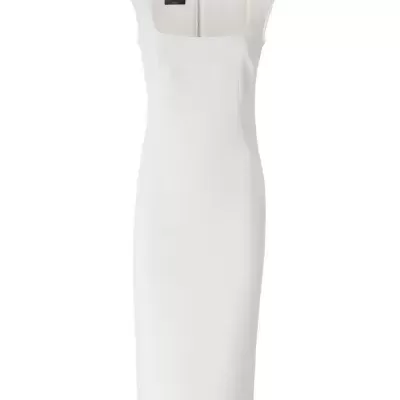White Longuette Dress