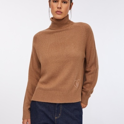 Wool and cashmere turtleneck