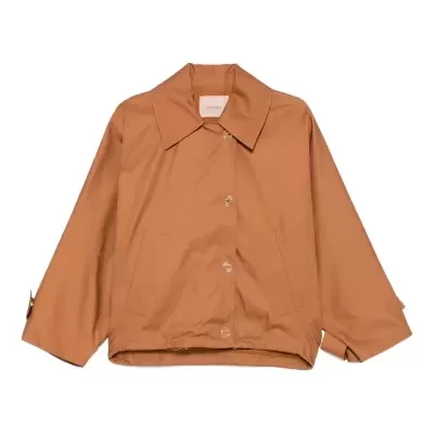 Button-fastening pocket jacket