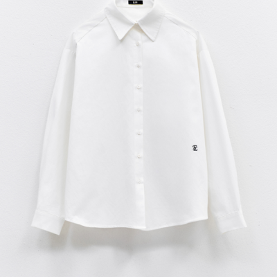 Oversized White Cotton Shirt
