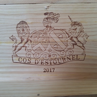 Chateau Cos d'Estournel tinto 2017, cx de 6
