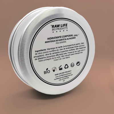 Creme Ultra-hidratante corporal para pele sensível de 1ª qualidade karité & alfazema 250g