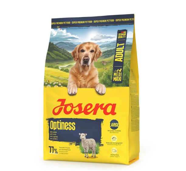 Josera Optiness - Premium -  Ração para Cão Médio/Grande - 3 kg - Borrego - opção de pack econômico Josera Optiness - Premium -  Ração para Cão Médio/Grande - 3 kg - Borrego - opção de pack econômico