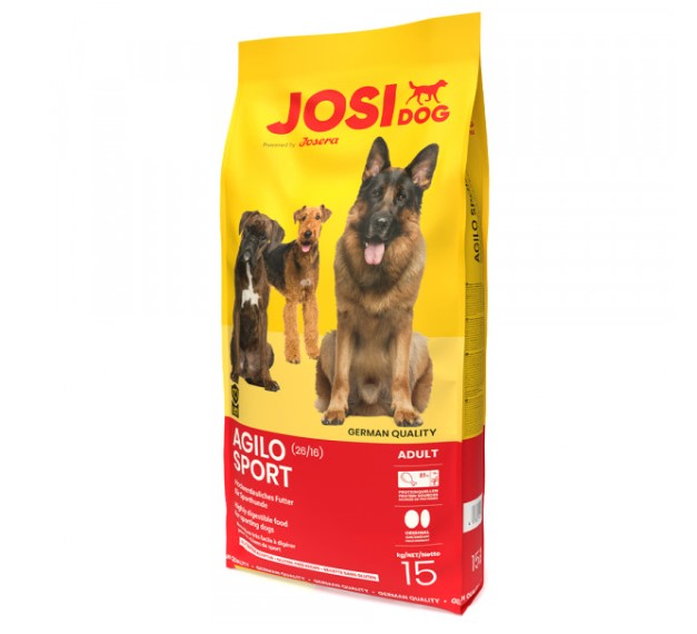 JosiDog Agilo Sport - Ração para Cães Adultos com Ativos - 15 kg - opção de pack econômico JosiDog Agilo Sport - Ração para Cães Adultos com Ativos - 15 kg - opção de pack econômico