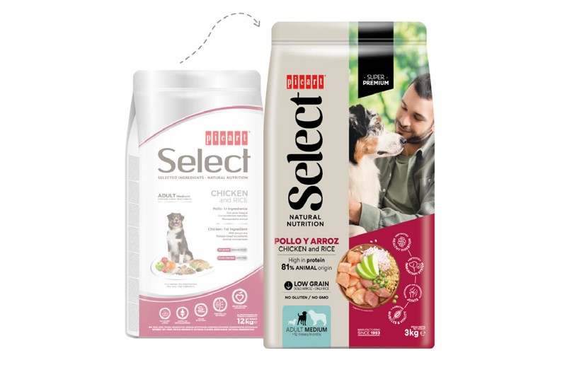 Picart Select Cão Medium Adulto Premium- Frango e Arroz - 3 kg - opção de pack econômico Picart Select Cão Medium Adulto Premium- Frango e Arroz - 3 kg - opção de pack econômico