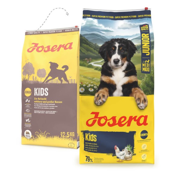Josera Kids - Ração Seca para Puppy Médio/Grande  - opção  2 x 12,5 kg (pack economia) Josera Kids - Ração Seca para Puppy Médio/Grande  - opção  2 x 12,5 kg (pack economia)