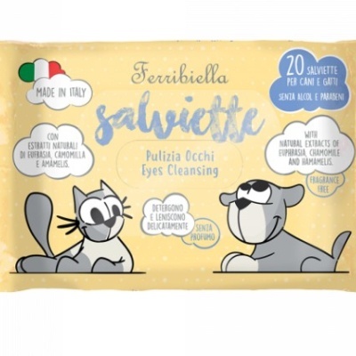 Toalhitas higiênicas Salviette - limpeza de olhos