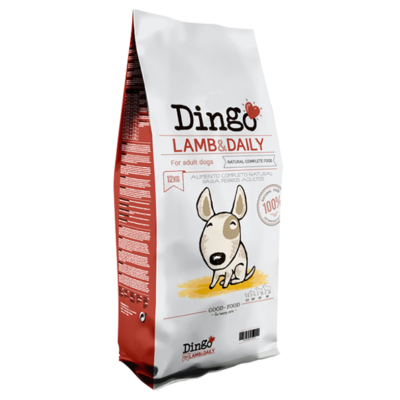 DINGO LAMB & DAILY - 3 kg - cães adultos - borrego - opções de packs econômicos