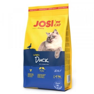 JosiCat Crispy Duck - Ração Seca para Gato Adulto - Pato JosiCat Crispy Duck - Ração Seca para Gato Adulto - Pato